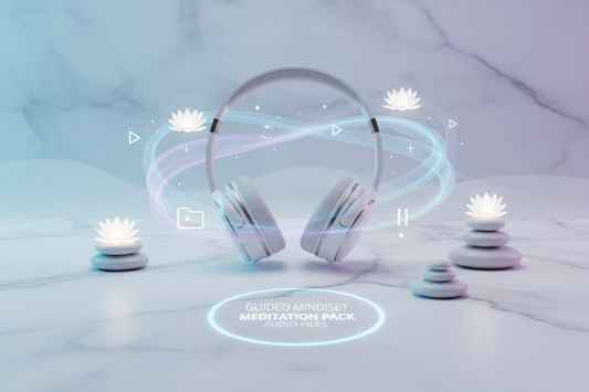a picture that depicts: Guided Mindset Meditation Pack (Audio Files)